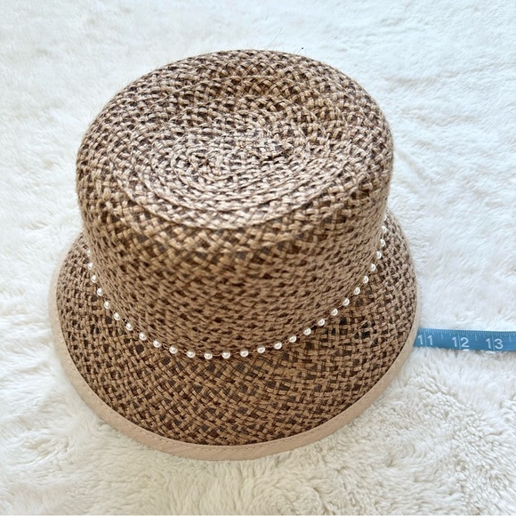 NEW!!! Nordstrom Rack hat with pearls - Picture 3 of 5